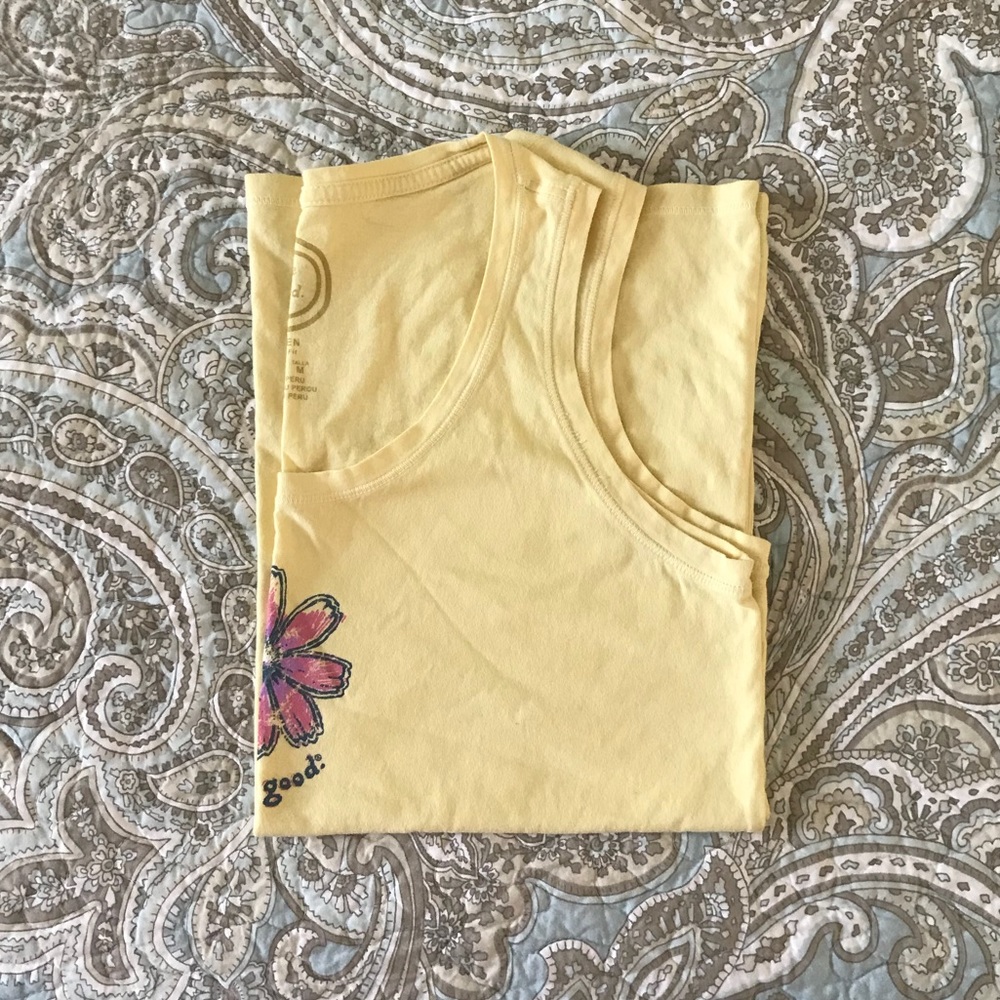 Yellow Life is Good Tank Top